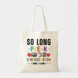 Tote Bag C'est fini la maternelle, j'arrive en pré-maternel