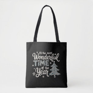 TOTE BAG C'EST LA PLUS MERVEILLEUSE PÉRIODE DE L'ANNÉE DE N
