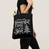 TOTE BAG C'EST LA PLUS MERVEILLEUSE PÉRIODE DE L'ANNÉE DE N (De près)
