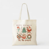 Tote Bag C'Est La Saison De Jolies Fêtes De Noël (Dos)