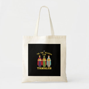 Tote Bag C'est la saison des tamales, Noël mexicain drôle