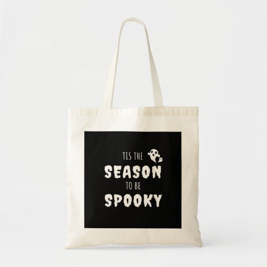 Tote Bag C'Est La Saison D'Être Éffrayant Drôle Design (Devant)