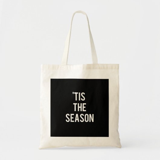 Tote Bag C'Est La Saison Drôle Design (Devant)