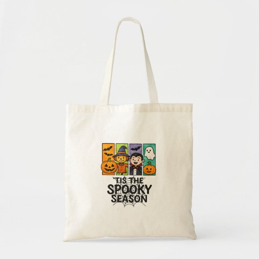 Tote Bag C'Est La Saison Éffrayante Halloween Vampire Citro (Devant)
