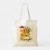 Tote Bag C'est la saison pour être joyeux bee card (Dos)