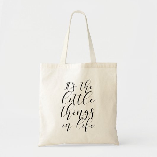 Tote Bag C'est les petites choses de la vie (Devant)
