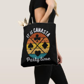 Tote Bag C'est l'heure de la fête de Canasta | Canasta drôl (De près)