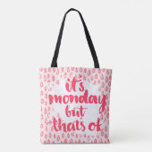 Tote Bag C'est lundi mais c'est correct (Dos)