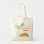 Tote Bag C'est mardi Somewhere Taco & Margarita Tequila (Devant)