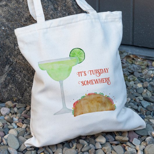 Tote Bag C'est mardi Somewhere Taco & Margarita Tequila