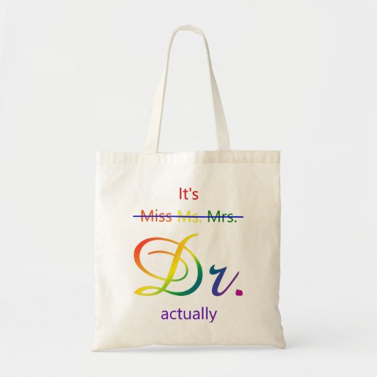 Tote Bag C'est Mlle Mme Mme Dr. Dr. En fait Dr. (Devant)