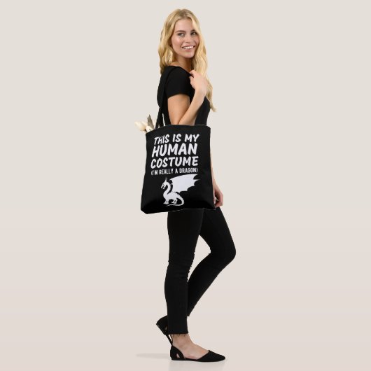 Tote Bag C'est mon costume humain Je suis vraiment un T-Shi (Sur le modèle)