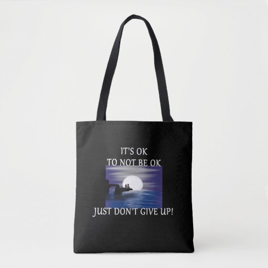 Tote Bag "C'est ok de ne pas être ok" (Devant)