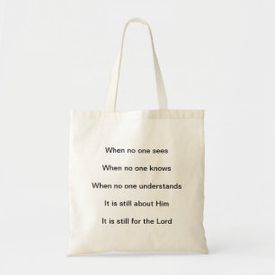 Tote Bag C'Est Toujours Pour Le Seigneur