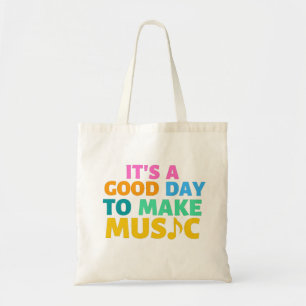 Tote Bag C'est un bon jour pour faire de la musique
