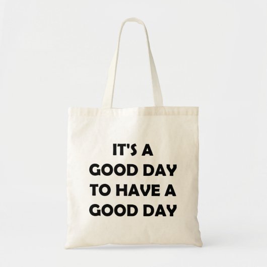 Tote Bag C'est un grand jour | Devis inspirant (Devant)