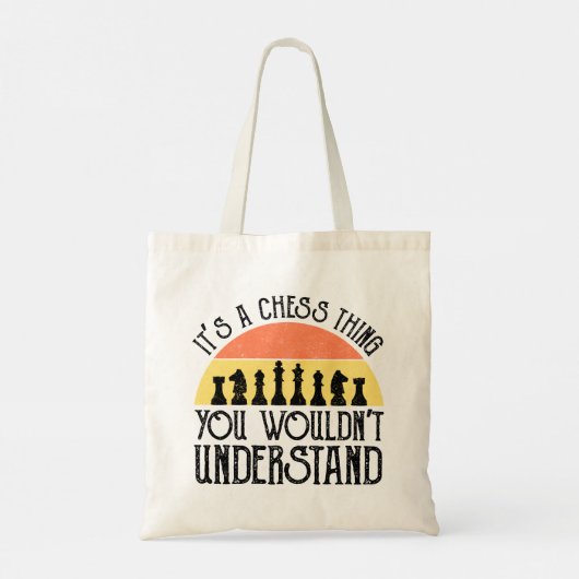 Tote Bag C'est un jeu d'échecs - vous ne comprendriez pas (Dos)