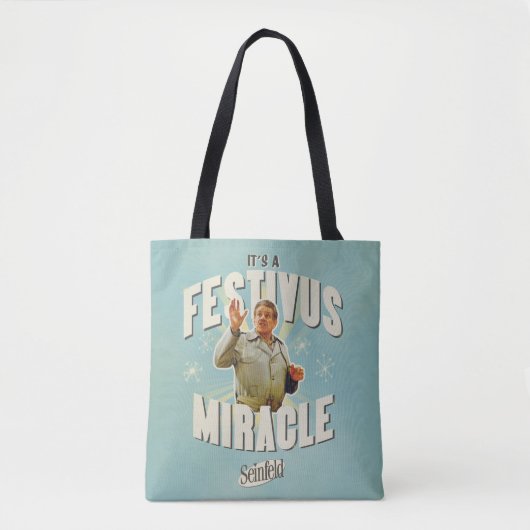 Tote Bag C'est un Miracle de Festivus (Devant)