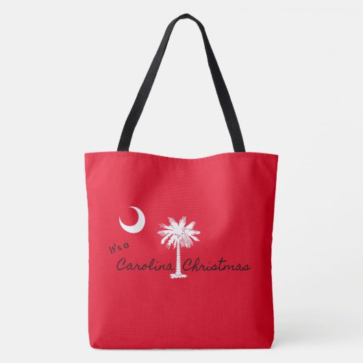Tote Bag C'est un Noël en Caroline du Sud (Dos)