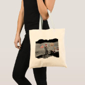 Tote Bag C'est un petit pas pour Santa Apollo 17 (Devant (produit))