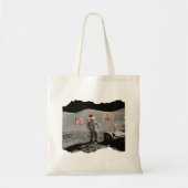 Tote Bag C'est un petit pas pour Santa Apollo 17 (Devant)