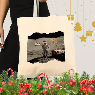 Tote Bag C'est un petit pas pour Santa Apollo 17