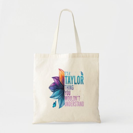 Tote Bag C'Est Un Taylor Que Vous Ne Comprendriez Pas Le No (Devant)