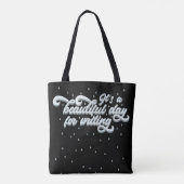 Tote Bag C'est une belle journée pour écrire (Dos)