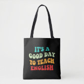 Tote Bag C'est une bonne journée pour apprendre l'anglais I (Devant)
