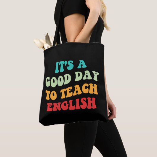 Tote Bag C'est une bonne journée pour apprendre l'anglais I (De près)