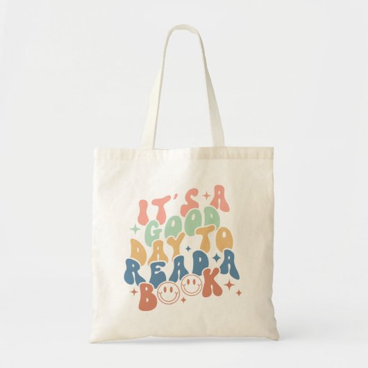 Tote Bag C'est une bonne journée pour lire un livre (Devant)