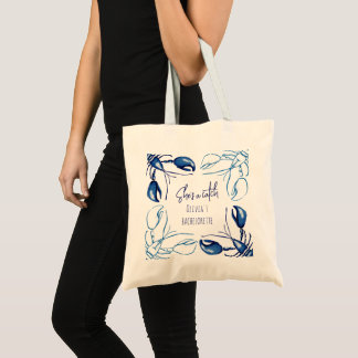 Tote Bag C'est une Demoiselle d'Honneur Bleue Côtière