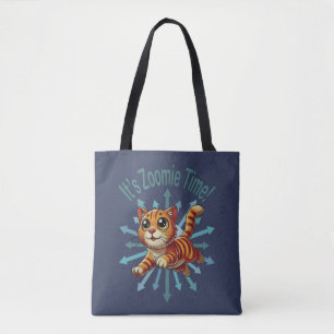 Tote Bag C'est Zoomie Time Orange Tabby Cat