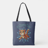 Tote Bag C'est Zoomie Time Orange Tabby Cat (Dos)