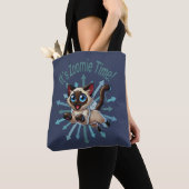 Tote Bag C'est Zoomie Time Siamese Chat (De près)