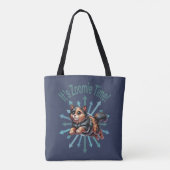 Tote Bag C'est Zoomie Time Tortoise Shell Cat (Dos)