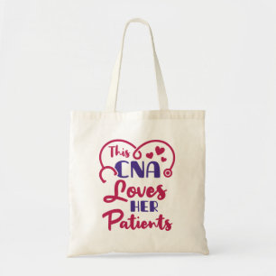 Tote Bag Cette CNA aime ses patients Saint Valentin