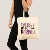Tote Bag Cette fille a une voiture (Devant (produit))