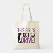 Tote Bag Cette fille a une voiture (Dos)