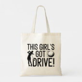 Tote Bag Cette fille a une voiture (Dos)