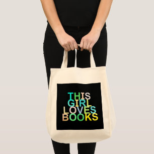 TOTE BAG CETTE FILLE AIME LES LIVRES