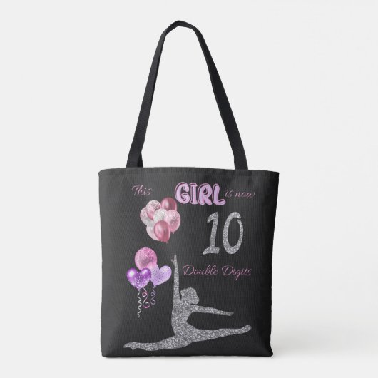 Tote Bag Cette Fille Est Maintenant 10 Chiffres Double (Dos)