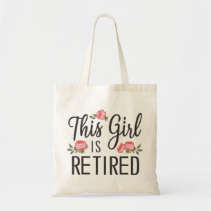 Tote Bag Cette fille est retraitée