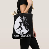 Tote Bag Cette Fille Rocks Escalade Carabiner Grimper (De près)