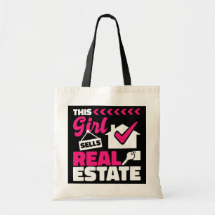 Tote Bag Cette Fille Vend Immobilier Immobilier Maison