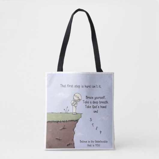 Tote Bag Cette première étape (Devant)