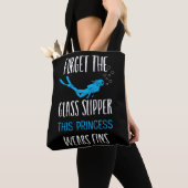 Tote Bag Cette Princesse Porte Des Fins Bleus (De près)