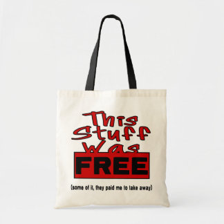 Tote Bag Cette substance était LIBRE ! (rouge)