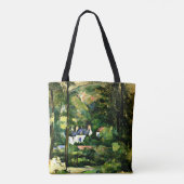 Tote Bag Cezanne - Maisons dans la verdure (Dos)