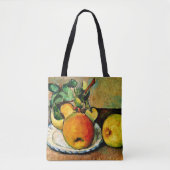 Tote Bag Cezanne - Vie morte avec pommes et poires (Devant)